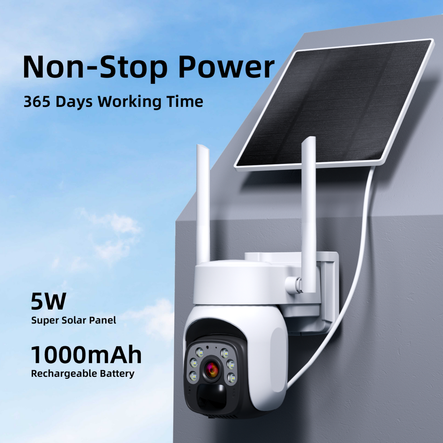 Intelligent 4G surveillance camera humanoid tracking day and night full color can voice intercom solar charging camera anti-theft good helper.