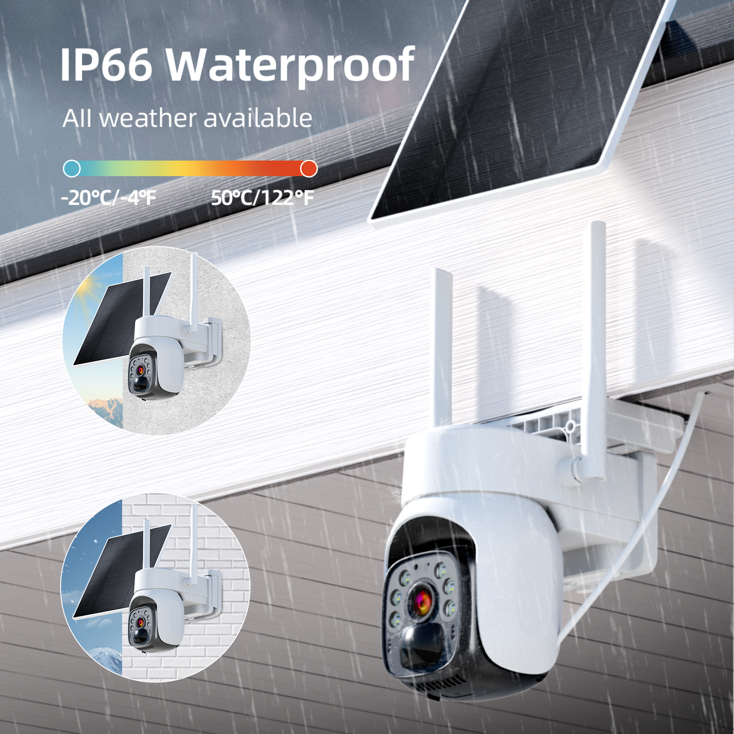 Intelligent 4G surveillance camera humanoid tracking day and night full color can voice intercom solar charging camera anti-theft good helper.
