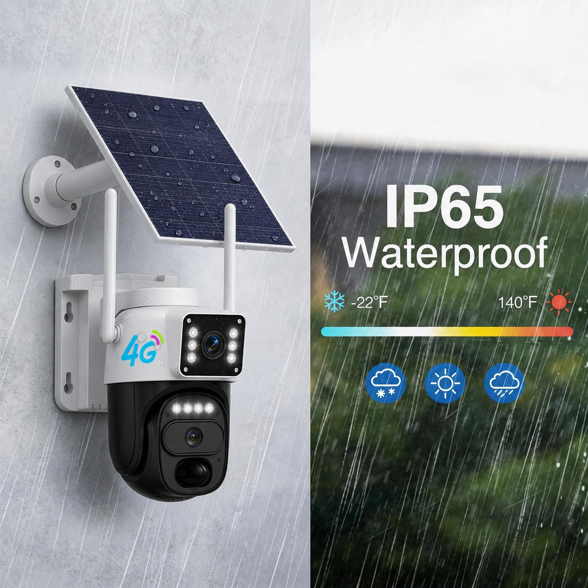 4G LTE Solar Security Cameras