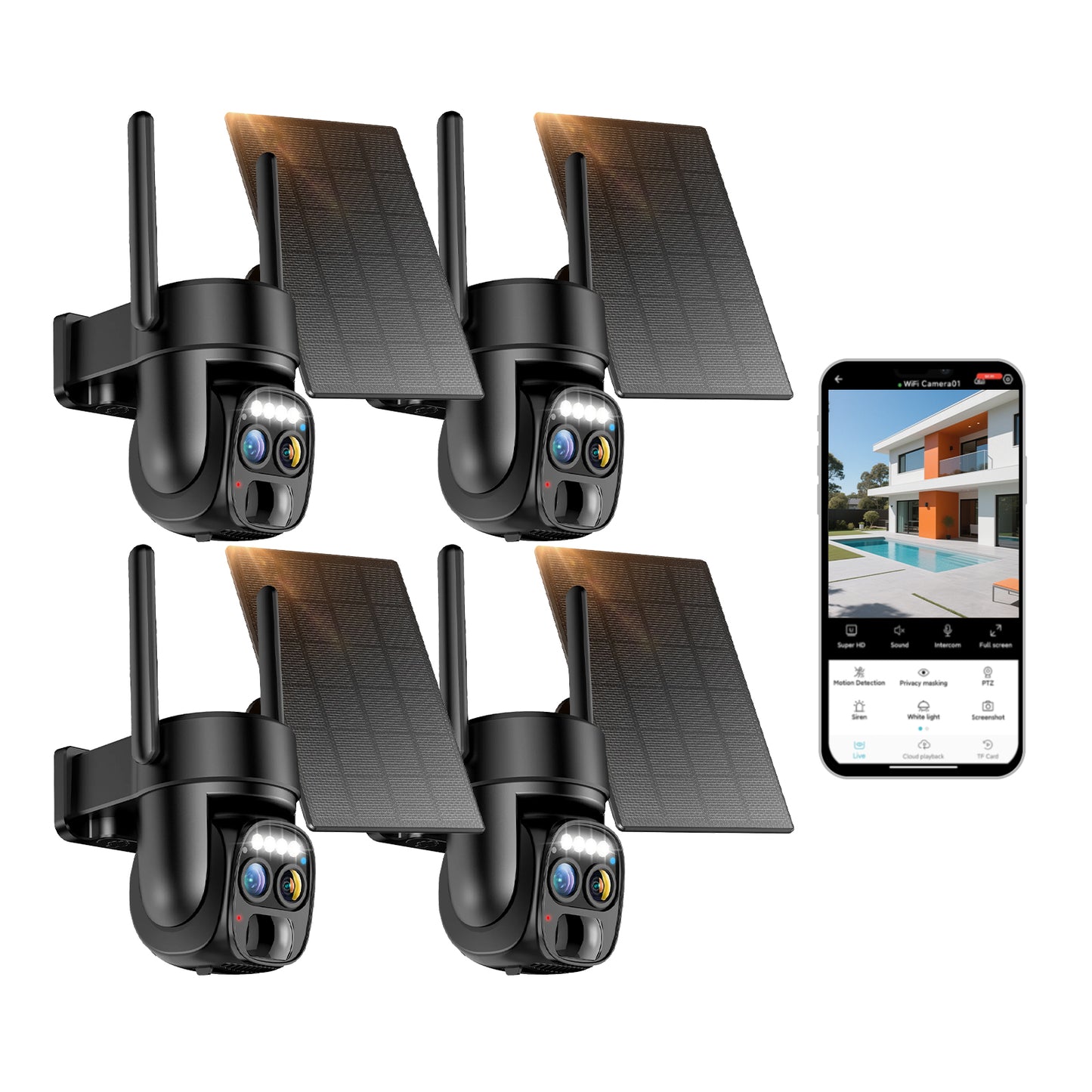 Solar Security Camera Multi-Pack