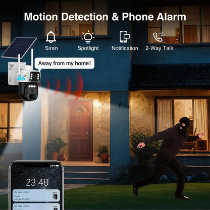 4G LTE Solar Security Cameras